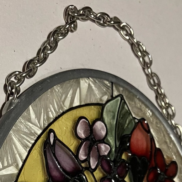 Floral Stained Glass Decoration - Picture 4 of 6